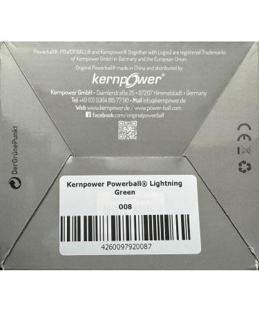Powerball Lightning Green - Original Gyroscopic Hand Trainer with Green Light Effect | Kernpower - Buy Online on GoSupps.com