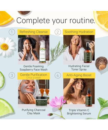 Tree To Tub Vitamin C Serum - Triple Hydrating Formula with Hyaluronic Acid - Anti-Aging & Glow - Best for Dry Sensitive Skin - International Shipping - Buy Online on GoSupps.com