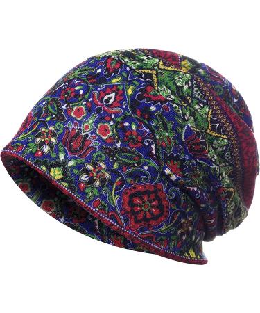 Jemis Women's Baggy Slouchy Beanie Chemo Cap for Cancer Patients - Red & Green (2pcs) - Buy Online on GoSupps.com