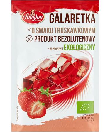  AMYLON Strawberry Flavour Jelly (Gluten Free) Organic 40 g - Amylon - Buy Online on GoSupps.com
