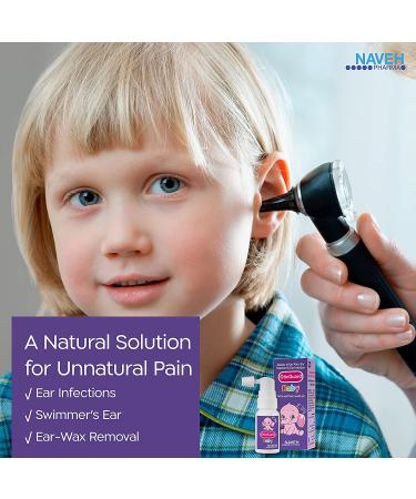 NAVEH PHARMA Otic Guard Baby - Herbal-Oil Blend Spray for Ear Infections & Pain in Babies - Ear Wax Removal & Softener for Clogged Ears - Swimmer's Ear Relief (0.5 Fl Oz) - Buy Online on GoSupps.com