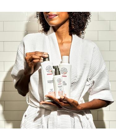 Nioxin System 4 Shampoo & Conditioner Prepack for Color Treated Hair - 33.8 fl oz with Progressed Thinning Pumps - Buy Online on GoSupps.com