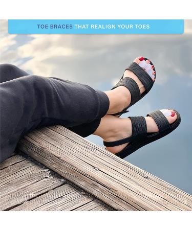 Effective Toe Separator & Stretcher for Bunions, Hammertoes & Crooked Toes | Universal Size, Latex-Free & PVC-Free - Buy Online on GoSupps.com