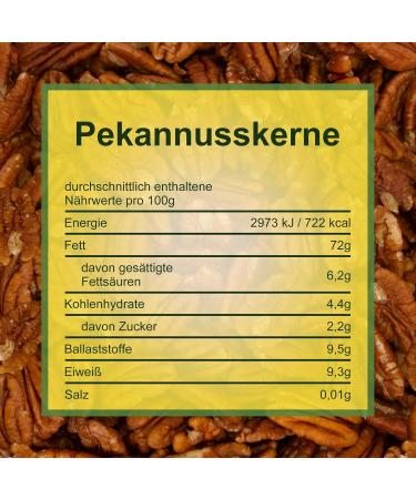 Howa Premium Pekanusskerne Unsalted Natural Pecans for Cooking Baking & Healthy Snacking - 500g - Buy Online on GoSupps.com