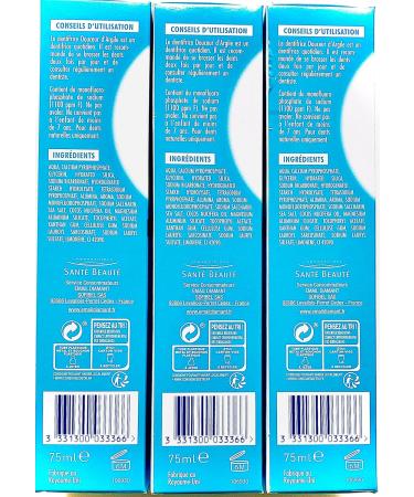 EMAIL DIAMANT Whitening Toothpaste with Organic Coconut Oil - 75ml Pack of 3 | International Shipping Available - Buy Online on GoSupps.com