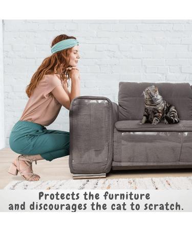 Cat Scratch Furniture Protector 10 Pack - Couch Guards for Cats - Cat Scratching Deterrent - Furniture Protectors from Cats - XL & L Size Combo - Buy Online on GoSupps.com