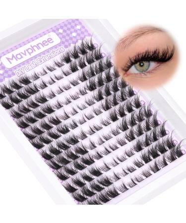 Mavphnee Lash Clusters Fluffy Cluster Eyelash Extensions 144 Pcs Fox Eye Lashes Left & Right Individual Lashes Wispy DIY Lash Extension Natural Cluster Lashes Pack - Buy Online on GoSupps.com