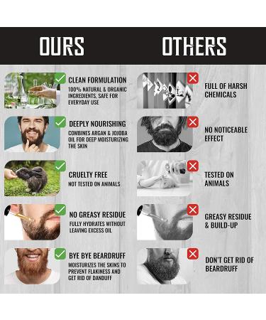 Viking Revolution Beard Oil Conditioner 3 Pack - All Natural Variety Set - Sandalwood, Pine, Cedar, Clary Sage - Moisturizing for Healthy Beard - 1oz (Pack of 3) - Buy Online on GoSupps.com