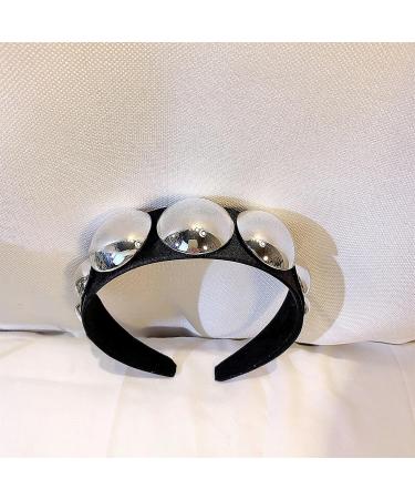 amangul Fashion Exaggerated Headband for Women Wide Headbands with Heart/Decor Teens Girls Sweet Cool Hairhoops(A) - Buy Online on GoSupps.com