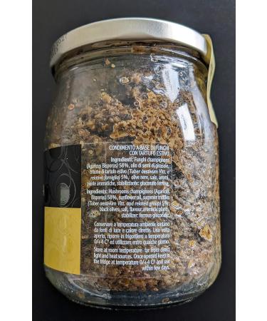 Premium Truffle Sauce with Summer Truffle & Mushrooms - 500g - Bernardini Tartufi | International Shipping - Buy Online on GoSupps.com