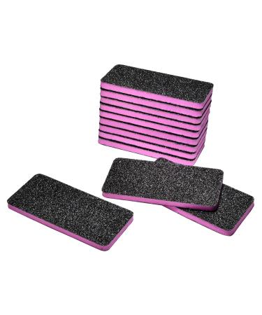 AMT 12 PCS Pedicure Foot File Grit 60/60 Black Callus Remover - Nail Files for Pet Grooming - 60 Grit Foot File (Pink Center) - 12 Count - Buy Online on GoSupps.com