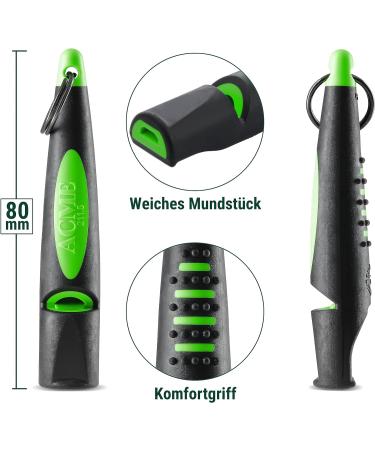 Acme Dog Whistle No. 211.5 - Free Matt Black Pipe Band | Ideal Recall Tool | Large Reach & Standardized Frequency - Alpha - Buy Online on GoSupps.com