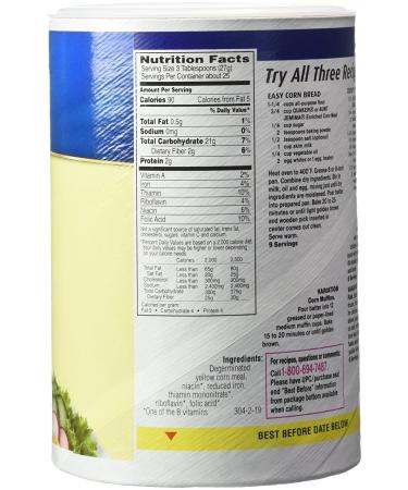 Quaker Yellow Corn Meal 24 oz (3-Pack) - Pack of 3, 24.0 Ounce | Premium Quality - Buy Online on GoSupps.com
