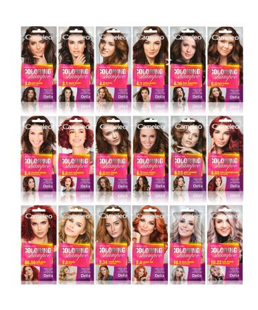 Cameleo Dark Blonde Tinting Shampoo - Ammonia-Free Color Refresh - Quick & Simple 40ml - Intense Color Refreshment in a Convenient Bag - Buy Online on GoSupps.com