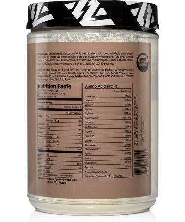 Naked Rice Organic Brown Rice Protein Powder 1LB - Vegan, Gluten-Free, Non-GMO, 15 Servings - Buy Online on GoSupps.com