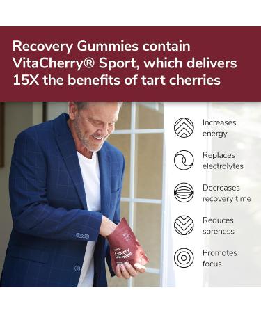Wellness Recovery Gummies - Hibiscus Cherry (30 Gummies) | Muscle Recovery Soreness Relief & Energy Boost - Shop Now for International Shipping - Buy Online on GoSupps.com
