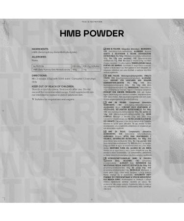 Buy Bulk HMB Powder 500g - 333 Servings | Premium Quality for Muscle Support - International Shipping - Buy Online on GoSupps.com