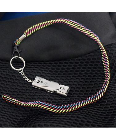 XXINMOH Coach & Referee Whistle with Lanyard for Training & Outdoor Activities - Black Silver - Buy Online on GoSupps.com
