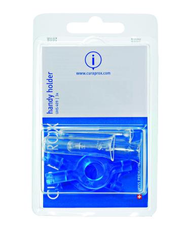 Curaprox interdental brush holder 3 pieces UHS 409 blue