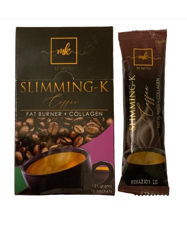 SLIMMING-K Coffee by Madam kilay, Fat Burner + Collagen (10 Sachets x 21g)