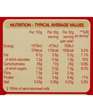 Ready Brek Original 750 g - Buy Online on GoSupps.com