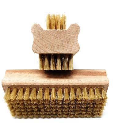 Pilix Natural Bristle Nail Brush Set for Children & Adults | Eco-Friendly Wooden Nail Brush for Smooth Washing | 3 Soft Brushes - Buy Online on GoSupps.com