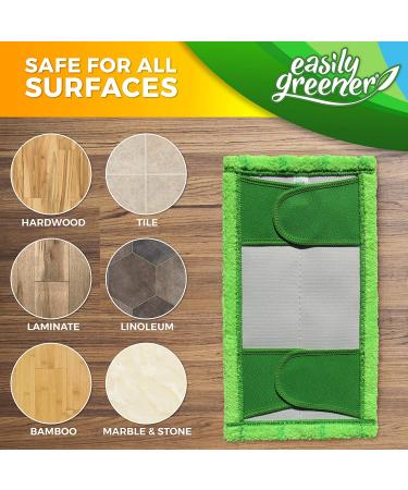 Swiffer Sweeper Compatible  Microfiber Mop Pads by Easily Greener  Reusable Refills for Wet and Dry Use  2 Count - Buy Online on GoSupps.com