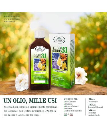  L'Angelica L'ANGELICA Olio d'erbe 31 100 ml. - Dressings and disinfectants - Buy Online on GoSupps.com