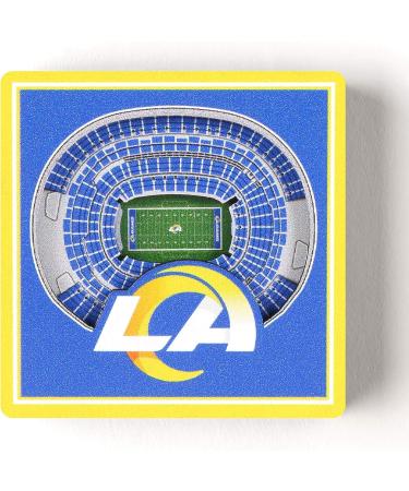 Los Angeles Rams 3D StadiumView Magnet - NFL Fan Gear | YouTheFan - Buy Online on GoSupps.com