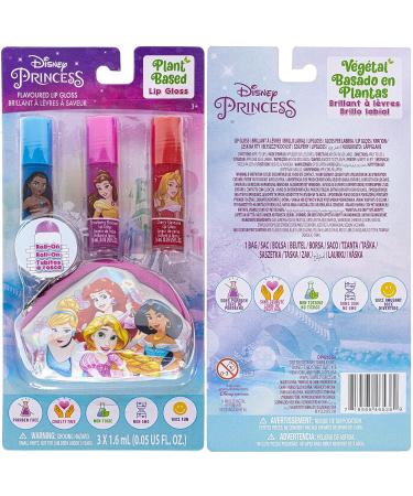 Townley Girl Disney Princess Vegan Lip Gloss & Coin Purse Set for Kids | Ages 3+ | Ideal for Parties & Makeovers - Buy Online on GoSupps.com