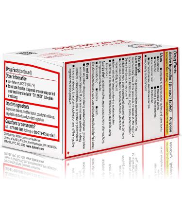 Tylenol Regular Strength 325mg Pain Reliever 100ct - Fast-Acting Relief - Buy Online on GoSupps.com