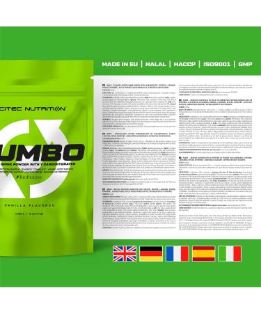 Scitec Nutrition Jumbo High-Caloric Weight Gainer 1.32 kg - Multi-Component Protein Amino Acid Matrix & Superfood Blend - Vanilla Flavor - Optimal Muscle Growth - Buy Online on GoSupps.com