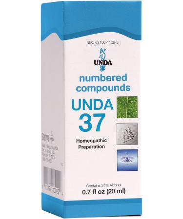 UNDA 37 Numbered Compounds | Homeopathic Preparation | 0.7 fl. oz.