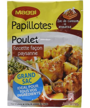 Maggi Papillotes Poulet Fa on Paysanne (1 Sachet) - 32g - Lot de 8
