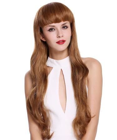 WIG ME UP - 6029-201 wig ladies wig very long bangs slightly wavy blonde mix
