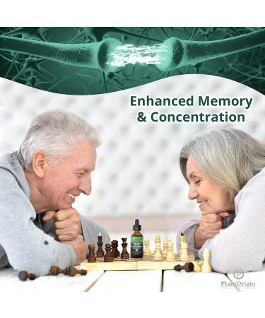 PLANTORIGIN-USDA Organic Liquid Brain Supplement Plant-Based Nootropic Drops for Focus Memory & Mental Clarity Vegan Non-GMO Caffeine-Free Ashwagandha Ginseng Ginkgo Rhodiola Made in USA - Buy Online on GoSupps.com