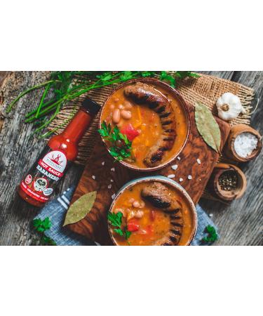 Poppamies Habanero Hot Sauce - Gluten Free Vegan 150ml | Medium Spicy 5/10 - Buy Online on GoSupps.com