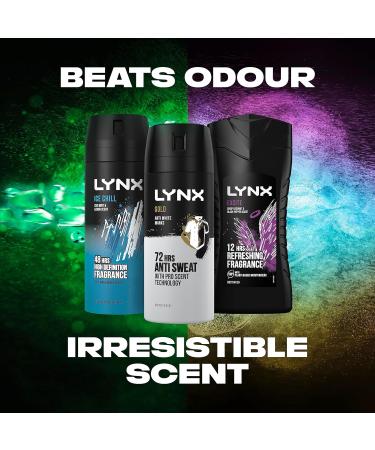 LYNX All Stars Trio & Body Scrub Gift Set body wash body spray & anti-perspirant perfect for his daily routine 3 piece - Buy Online on GoSupps.com