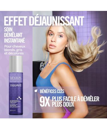 Revlon Professional Equave Bi-Phase Anti-Yellow Tone Detangling Treatment 200ml - Buy Online on GoSupps.com