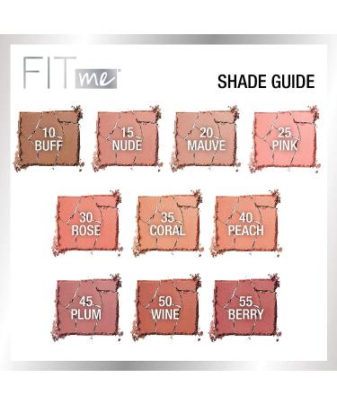 Maybelline Fit Me Blush in Pink - Lightweight, Smooth, Long-lasting Formula - Buy Online on GoSupps.com