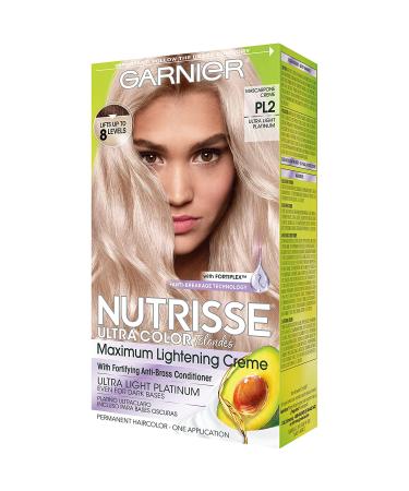Garnier Nutrisse Ultra Color PL2 Ultra Light Platinum Hair Dye - Permanent Nourishing Creme (Mascarpone Crme) - 1 Count - Buy Online on GoSupps.com