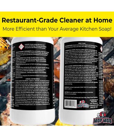 32 oz Concentrated Commercial Grill & Oven Cleaner - Fast-Acting Heavy-Duty Degreaser for Griddles, Fryers & Kitchen Surfaces - Buy Online on GoSupps.com