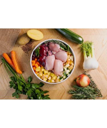 Lakefields MANUFAKTUR Dog Food Wet Puppy Food with Chicken 61% Meat Content for Baby Dogs 6 x 800 g - Buy Online on GoSupps.com