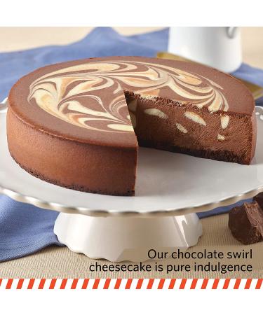 Junior's 8 Chocolate Swirl Cheesecake - Decadent Dessert for 12 - Buy Online on GoSupps.com