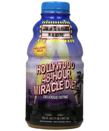 Hollywood 48-Hour Miracle Diet Bottles, 32 Fl. Oz (Pack of 2)
