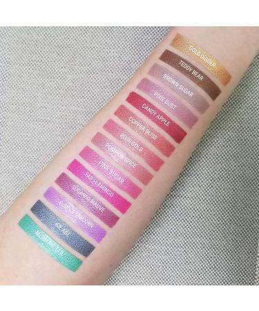 Aromi Metallic Matte Liquid Lipstick - Shimmery Pink Sugar | Vegan & Cruelty-Free - Buy Online on GoSupps.com