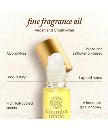 Kuumba Made Egyptian Musk Fragrance Oil Long-Lasting Small-Batch Perfume Roller Vegan Alcohol-Free 0.15 Fl Oz 0.15 Fl Oz (Pack of 1) - Buy Online on GoSupps.com
