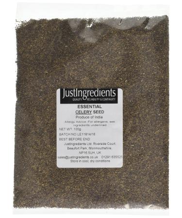 JustIngredients Essentials Celery Seeds 100 g Celery Seeds 100 g 100 g (Pack of 1) - Buy Online on GoSupps.com