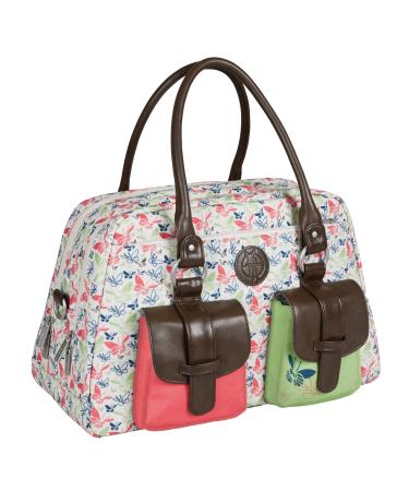 L SSIG Baby Diaper Bag Baby Bag Hospital Bag Stylish Bag Mama incl. Changing Accessories/Vintage Mero Bag Butterfly Spring