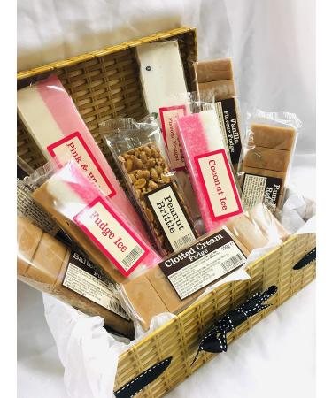 Large Fudge and Nougat Hamper - 10 x Full Size Bars - Fudge Nougat Coconut Ice Peanut Brittle Gift Box - Buy Online on GoSupps.com